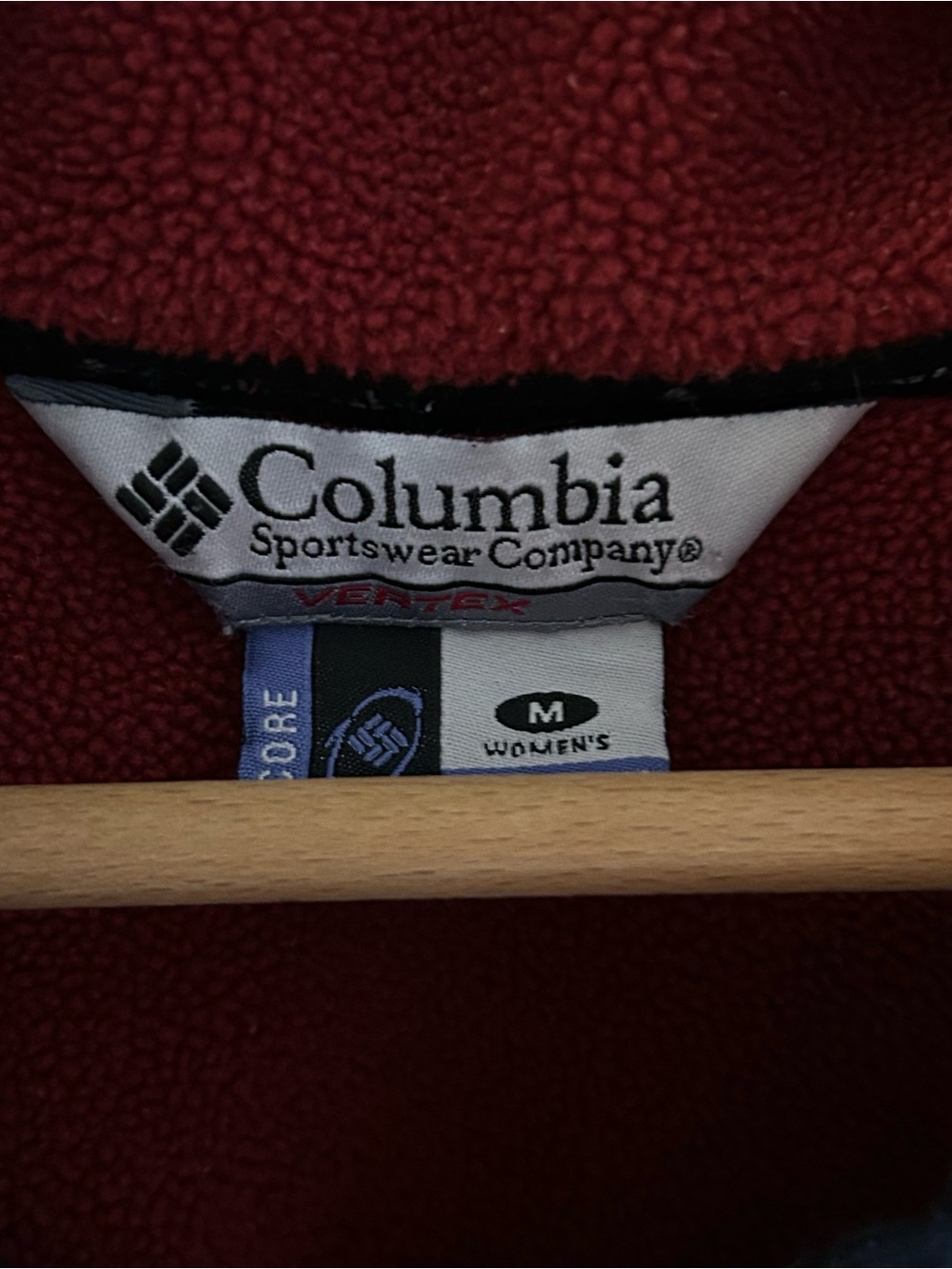 Columbia Red Full-Zip Polartec Fleece Jacket - Picture 4 of 5